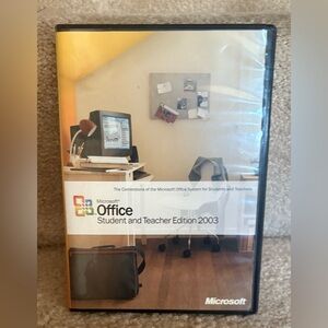 Microsoft Black and White Office Software Package